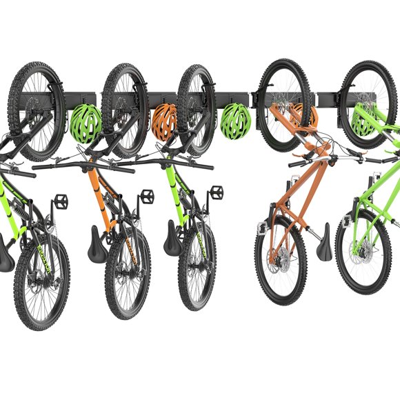 Portabicicletas giratorio de pared TORACK para 5 bicicletas