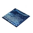 thumbnail image 6 of Efavormart 5 PCS 20”x20” Navy Premium Sequin Cloth Dinner Napkin | Reusable Linen, 6 of 11