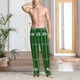 thumbnail image 2 of Balery American Football Field1 Pantalones de pijama para hombre, pijama ultraligero, pantalón de descanso-X-Large, 2 of 6