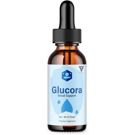 Glucora Premium Blood Support Liquid Drop Supplement, Glucoras (2oz)