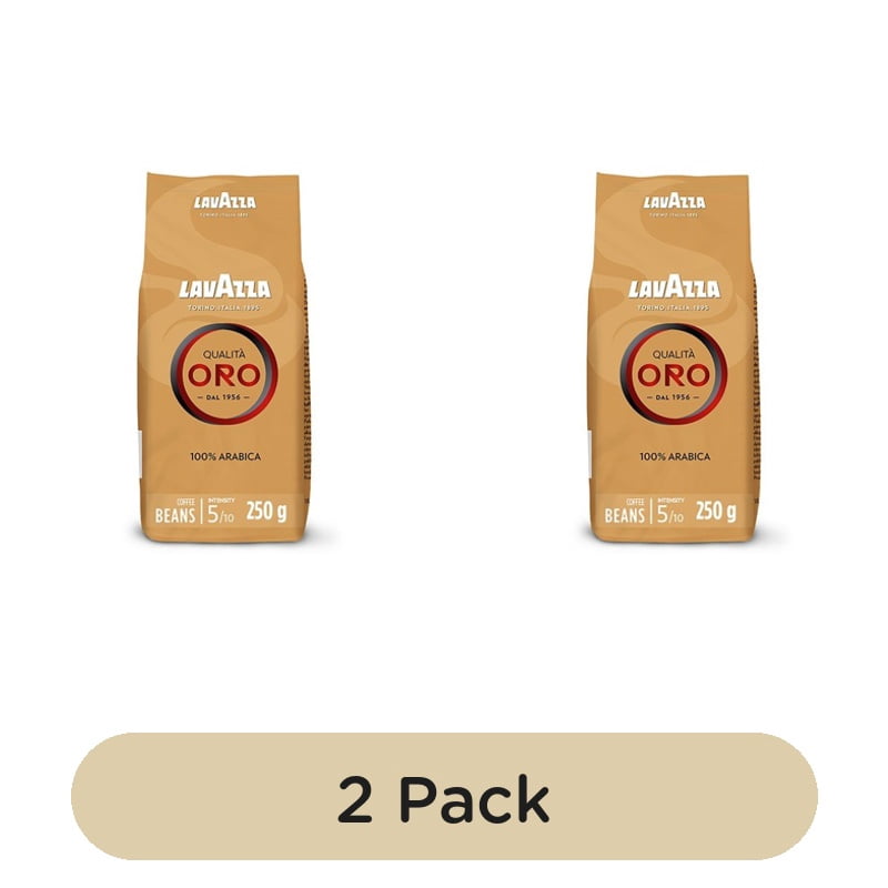 Lavazza Qualita Oro Coffee Beans 250g, British Import (Pack of 2)