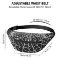thumbnail image 3 of Fanny Pack Halloween Spider Web Pattern Waist Pack Bag,Running Cross Bag,Waterproof Large Fanny Packs for Women Men for Travel Running Hiking Cycling, 3 of 6