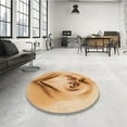 thumbnail image 4 of Ahgly Company Machine Washable Indoor Rectangle Transitional Orange Area Rugs, 2' x 4', 4 of 7