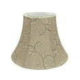 thumbnail image 2 of Aspen Creative 30163 Transitional Bell Shape Spider Construction Lamp Shade in Light Gold, 12" wide (6" x 12" x 9-1/2"), 2 of 5