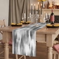 thumbnail image 2 of Table Runners 90 Inches Long Dress Scarves, Grey Ombre Farmhouse Coffee/Dining/Kitchen Table Runner for Living Room, Vintage Simple Abstract Gradient Mottled 13x90 Inch, 2 of 9