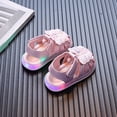 thumbnail image 4 of Duqingm Girls Platform Sandals Basics - Felicity - Water-Friendly Sandal for Kids Pink,6, 4 of 7