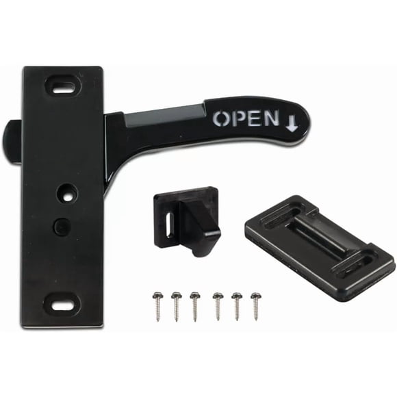 1 Set Of Rv Screen Door Latch Replacement: Right Hand Handle Entry Door Latch - Rv Replacement Parts For Camper Motorhome Travel Trailer