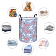 thumbnail image 5 of KLL Cartoon Poodle Dog Waterproof Foldable Laundry Hamper Bucket with Handles for Storage Bin,Kids Room,Home Organizer (Medium ), 5 of 7