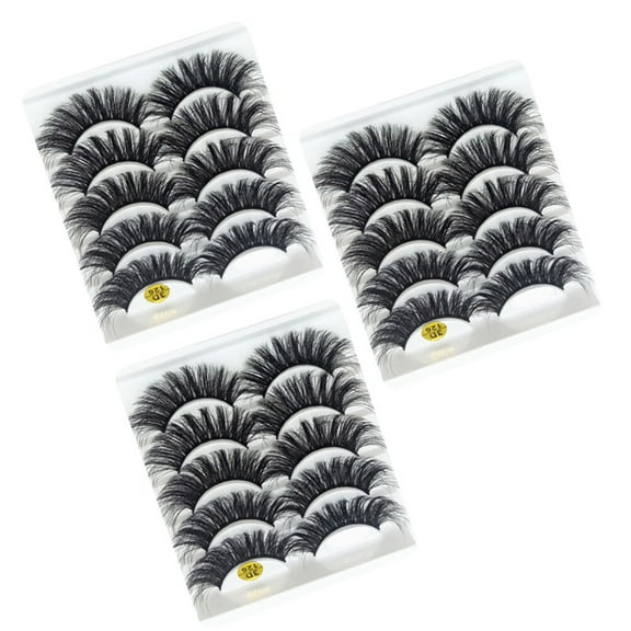 NICEXMAS Volume Lash Extensions False Eyelash Black 3D Fiber 15Set