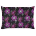 thumbnail image 1 of BSDHOME Flower Imprinted Adrienne Pattern Zippered Pillow Case 20x30 inches, 1 of 1