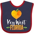 thumbnail image 3 of Inktastic Key West Florida Orange in Heart Boys or Girls Baby Bib, 3 of 4