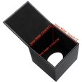 thumbnail image 3 of Caja de pañuelos rectangular con caja de PU negra lisa, 3 of 5