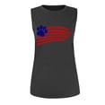 thumbnail image 4 of DailyTrove Women's Flag Tank Top - Polyester Patriotic Casual Wear, Romantic for Celebrations, 4 of 5