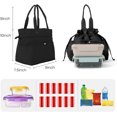 thumbnail image 2 of Bolsa de almuerzo, Bolsa Termica Porta Alimentos, 11 L Bolsa Comida, Gran Capacidad Lonchera Térmica, Adecuado para Múltiples Ocasiones como el Trabajo y la Oficina, 2 of 4