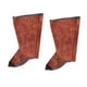 thumbnail image 4 of Protector de cuero para zapatos de soldar, botas de soldar resistentes al fuego, polainas de soldar marrón, 4 of 6