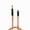 Orange, variant on Coluber Cable - 1/4" TS Male to RCA Male - Pro 3-Pin Microphone Connector