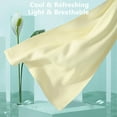 thumbnail image 4 of Cooling Pillowcase, Summer Pillow Cover, Breathable Soft Pillow Protector for Home, Travel, and Lounging, 4 of 7