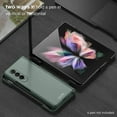 thumbnail image 1 of Case With Built In S Pen Holder Compatible With Samsung Galaxy Z Fold 3, Magnetic Hinge Protective Cover, 1 of 2
