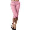 thumbnail image 7 of Dealovy Capri Leggings for Women Elastic Mid Waist Stretchy Crop Pants Skinny Casual Summer Business Capris, 7 of 7