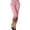 Pink, variant on ZyeKqe Capri Pants for Women High Waisted Yoga Capri Leggings Button Zipper Solid Color Summer Cropped Pants