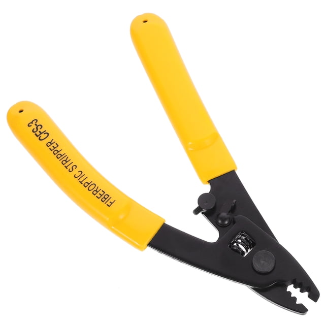 CRAFTHROU 1Pack Three Port Fiber Optic Terminal Clamp Electricians Pliers For Diy Enthusiasts Outdoor