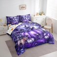 thumbnail image 3 of jejeloiu Magic Animal Dragon Bedding Comforter Set 7 Pieces,Halloween Pumpkin Full Bedding Set,Glitter Stars Print Fitted Sheet Flat Sheet For Teen,Microfiber Bedroom Decoration Reversible, 3 of 8