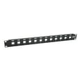 thumbnail image 2 of Tripp Lite 12-Port Keystone Blank Patch Panel RJ45, USB, HDMI, Cat5e / Cat6 Rackmount Unshielded 2URM TAA (N062-012-KJ), 2 of 4