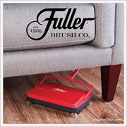 Fuller Brush 17052 Electrostatic Carpet and Floor Sweeper, 9-Inch Cleaning Path, Lightweight, Red