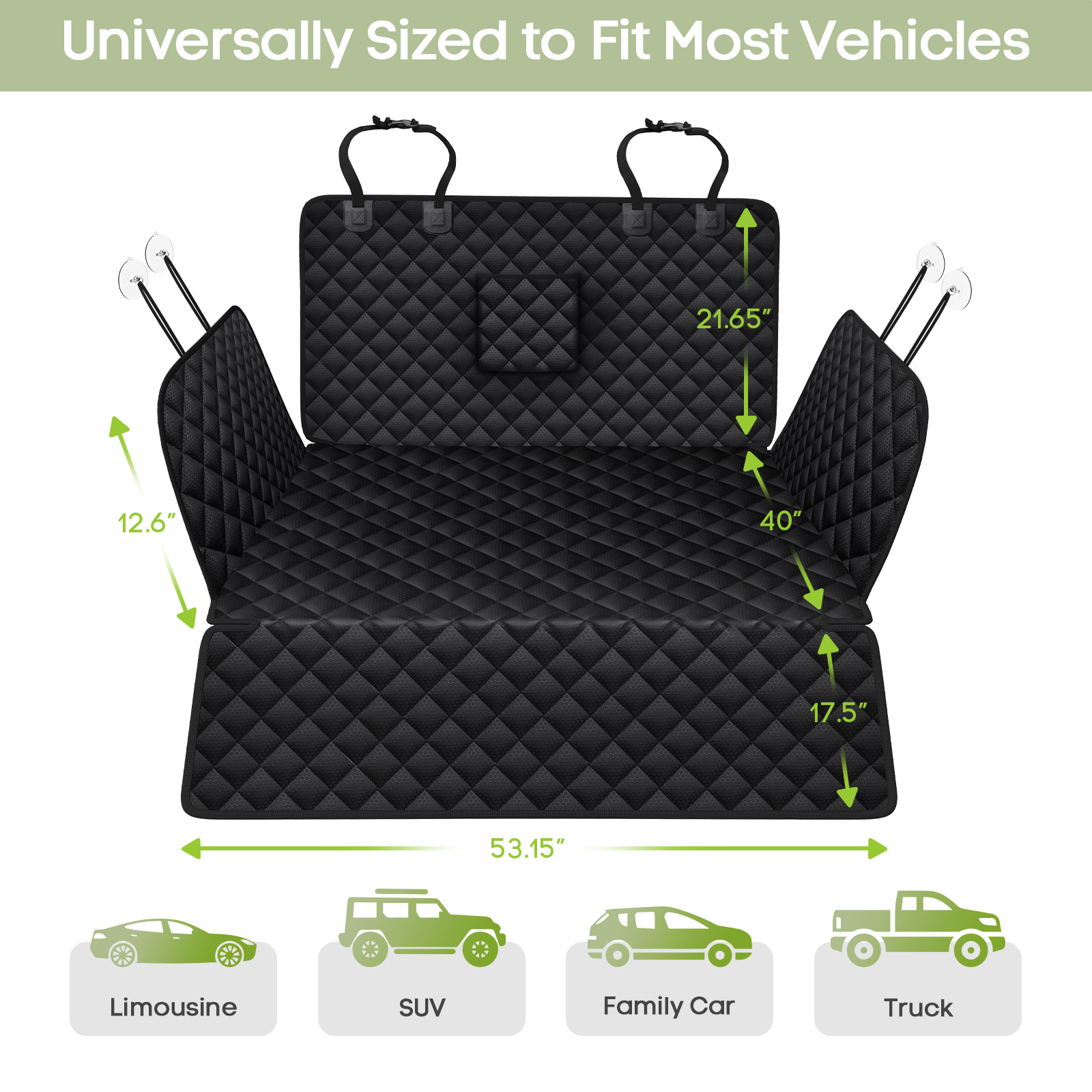 Smatto Waterproof Dog Cargo Liner for SUVs and Sedans photo 4