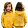 thumbnail image 2 of Grblisyd TRUST IN THE LORD Hoodie for Teen Girls Comfrt Christian Graphic Hoodies Jesus Saves Hoodie Graphic Hoodies Long Sleeve Girls Hoodies Size 10-12 Yellow 100, 2 of 6