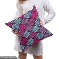 thumbnail image 5 of Ambesonne Geometric Fabric by the Yard Upholstery, Motif, 1 Yard, Aqua Magenta Violet, 5 of 5