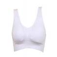 thumbnail image 2 of Fymall Women's Stretch Workout Crop Top Fitness Yoga Gym Sports Bra Vest, 2 of 2