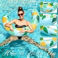 thumbnail image 3 of Inflatable Donut Swim Float, Pool Water Tube, Thick PVC Floating Ring for Outdoor Summer Use, Durable Lightweight Design with Fast Inflate Deflate Faucet for Lake Beach Leisure Activities, 3 of 6