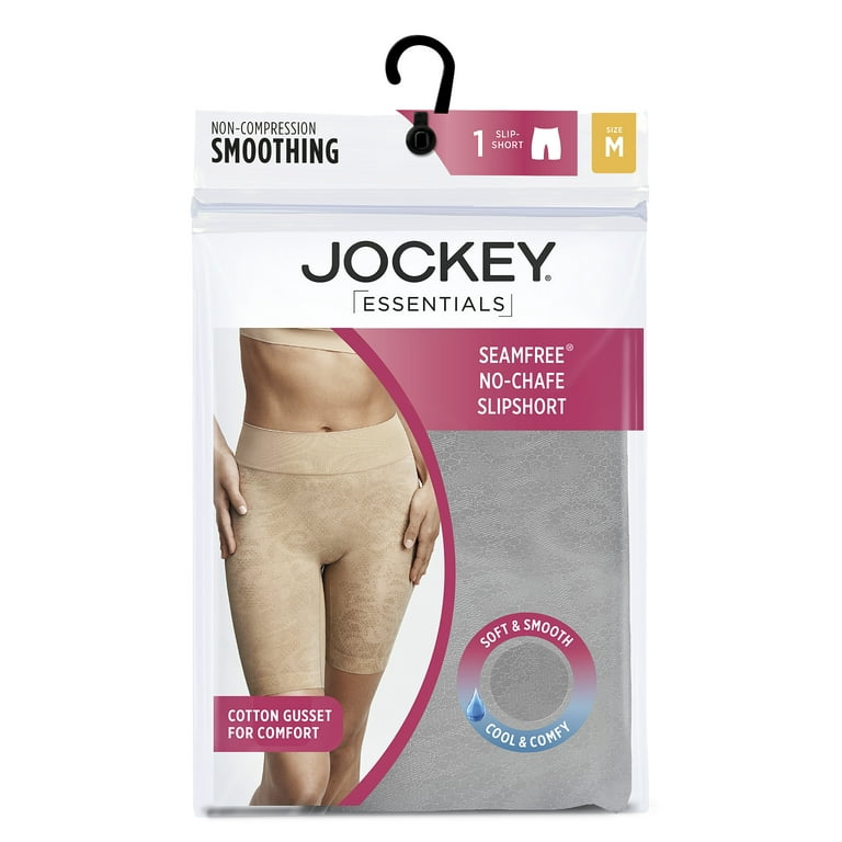 Jockey® Essentials No-Chafe Cool Touch Slipshort, Smoothing Shapewear,  Slimming Shorts, Sizes Small, Medium, Large, Extra Large, 2XL, 3XL, 4XL,  5306 