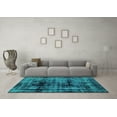 thumbnail image 3 of Ahgly Company Indoor Rectangle Persian Turquoise Blue Bohemian Area Rugs, 4' x 6', 3 of 4