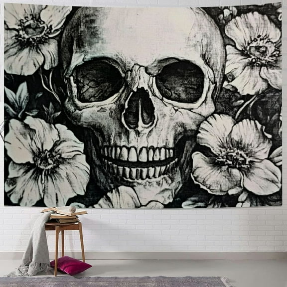 BCIIG Gothic Art Tapestry Wall Hanging Unique Style Graphic Tapestries Home Decor for Living Room Bedroom Apartment Farmhouse Dorm 40x30inch