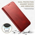 thumbnail image 2 of Case for iPhone 15 Plus, Luxury PU Leather Wallet Folio Phone Case with Kickstand Card Holder Magnetic Flip Shockproof Protective Cover for iPhone 15 Plus (6.7 inch), Red, 2 of 16