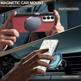 thumbnail image 3 of LC.IMEEKE For Samsung Galaxy A54 5G Magnetic Case Compatible with MagSafe Leather TPU Back Cover - R, 3 of 5