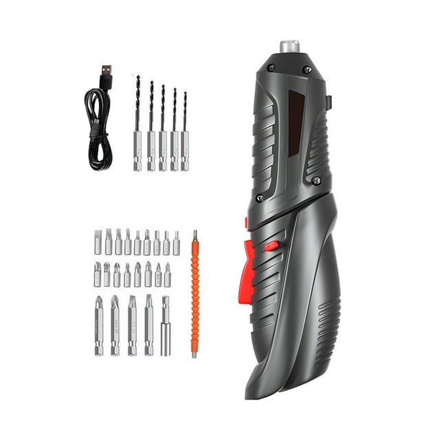 TFixol 250r/min Screwdriver Metal Bits Set Multifunctional Screwdrivers Repairing Tool Kit Electric Screw Driver for Mobilephones Computers Home Appliances