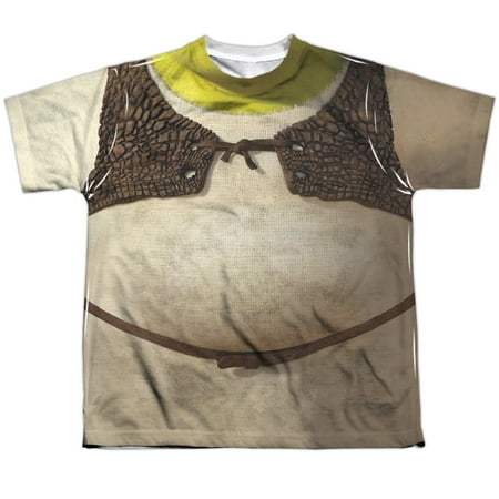 Shrek - Costume - Youth Short Sleeve Shirt - Large