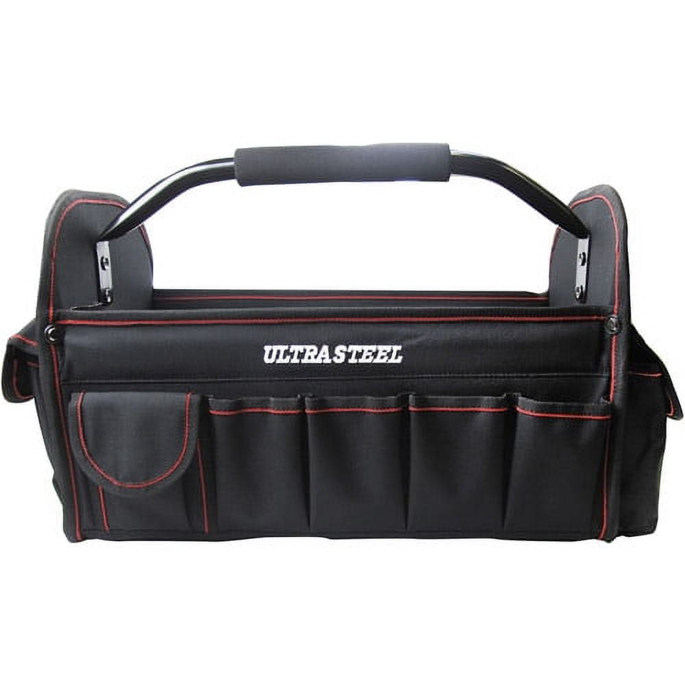 Ultra Steel 16 inch Open Tote Tool Storage and 12 inch Bag