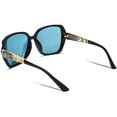thumbnail image 5 of FEISEDY Polarized Women Square Sunglasses Sparkling Composite Shiny Frame B2289, 5 of 5