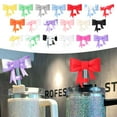 thumbnail image 2 of Bow Straw Cover Lovely Drinking Straw Tips Cover Reusable Straw Protector Topper for 0.4in Straws Silicone Cup Accessories, 2 of 9