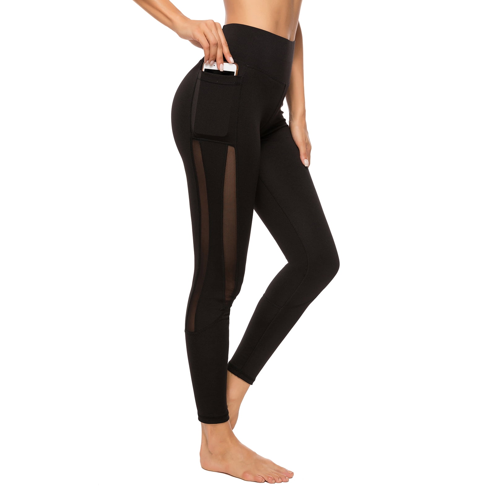 black ladies gym leggings