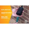thumbnail image 2 of Woods Weatherproof Outdoor Wireless Remote w/ 1 Outlet & 100 Foot Range, Black, 2 of 7
