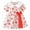 Red, variant on YTDSCS Girls Summer Cotton Casual Dress for Kids Baby Short Sleeve Flower Princess Dresses Lapel Twirly Sundress for 1-6 Years