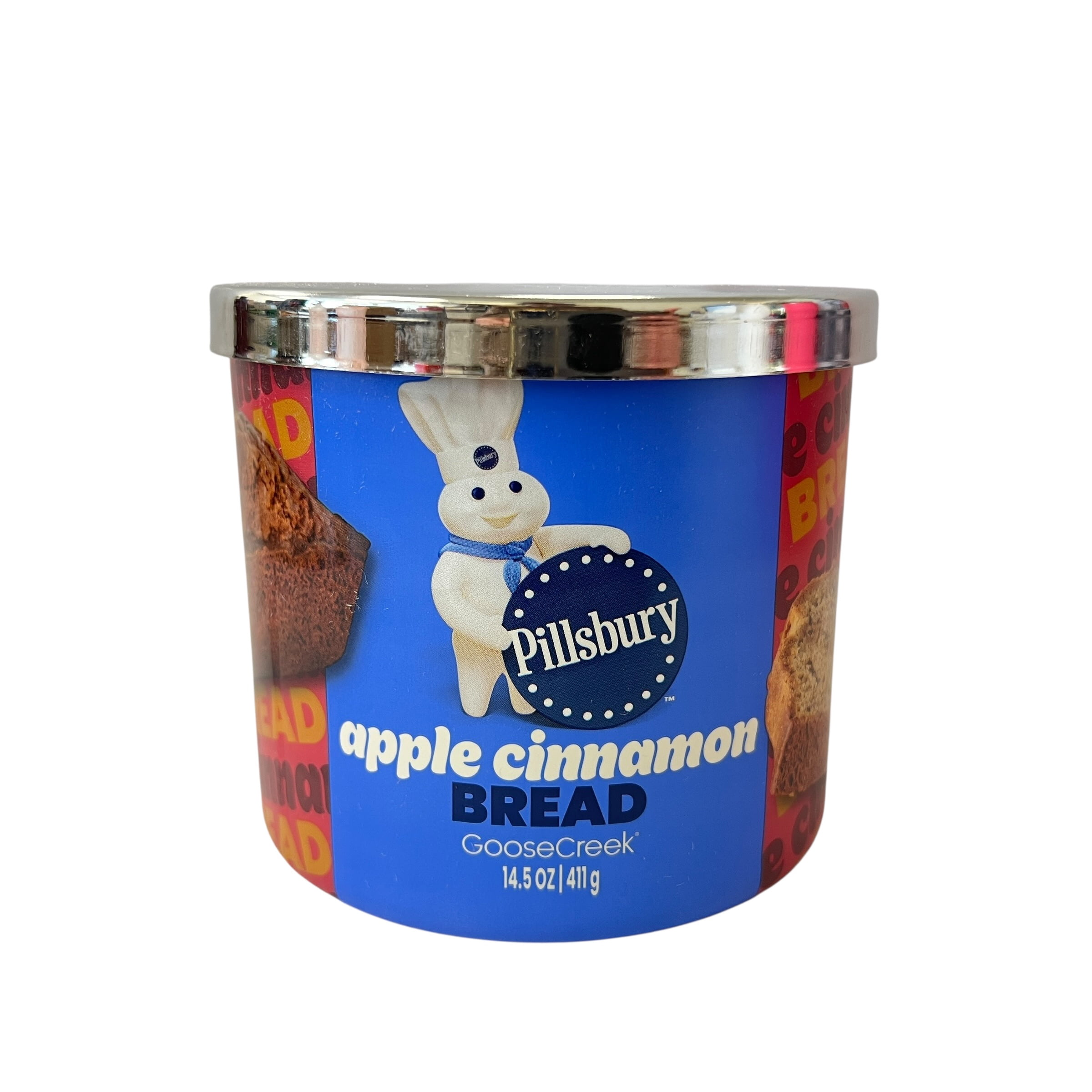 Goose Creek Apple Cinnamon Bread Scented 3 Wick Candle 14.5 oz
