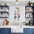 thumbnail image 2 of Curtains 84 Inches Long 2 Panels, Farmhouse Wooden Grain Grommets Window Treatment Curtain, Modern Country Cow Pig Chicken Thermal Curtains Drapes for Living Room/Bathroom, 2 of 9