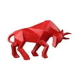 thumbnail image 5 of WLPZXP Bull Statue Ornament Art Crafts Modern Resin Sculpture Animal Statue for Cabinet Red, 5 of 9