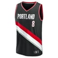 thumbnail image 2 of Men's Fanatics Deni Avdija Black Portland Trail Blazers Fast Break Replica Player Jersey - Icon Edition, 2 of 3